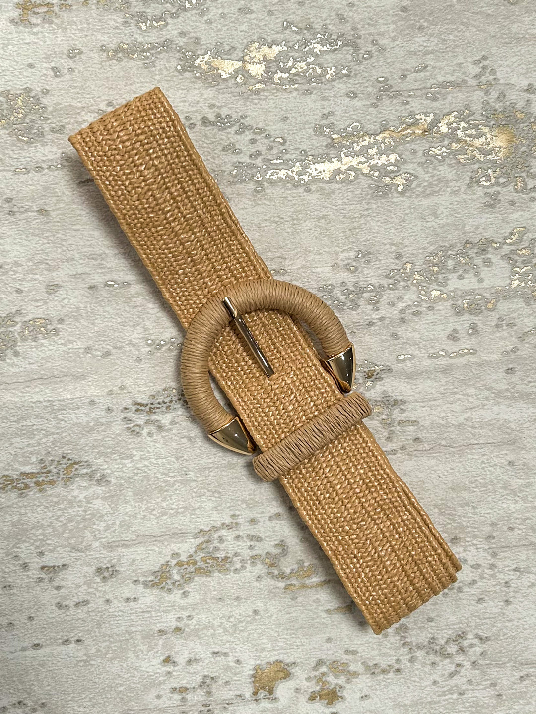Round Buckle Woven Belt (3 Colours)