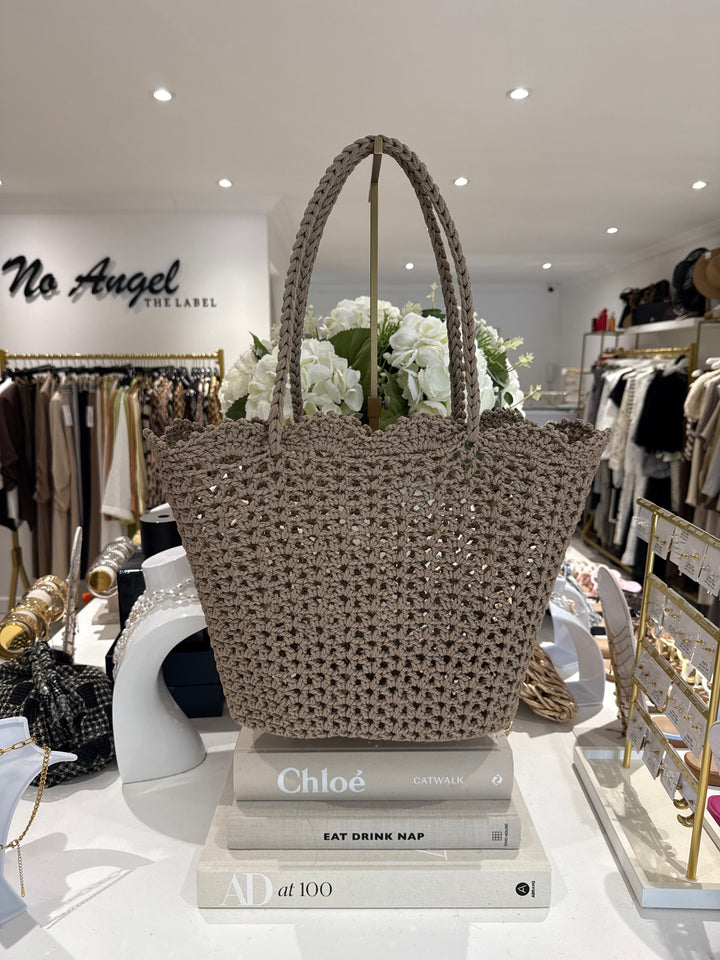 Large Woven Beach Bag (2 Colours)