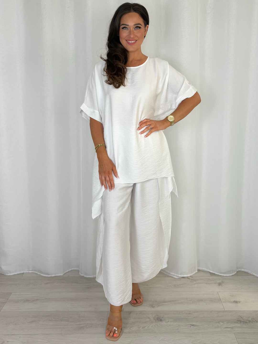 Oversized Top And Split Trouser Co-Ord (8 Colours)