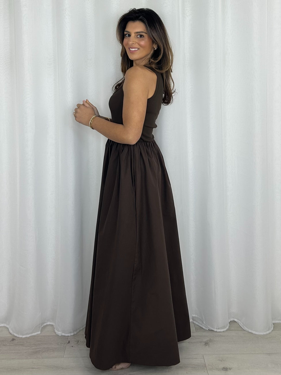 Ribbed Vest Top Maxi Dress (3 Colours)