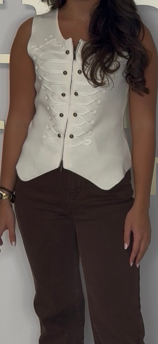 Drummer Style Zip Up Top (3 Colours)