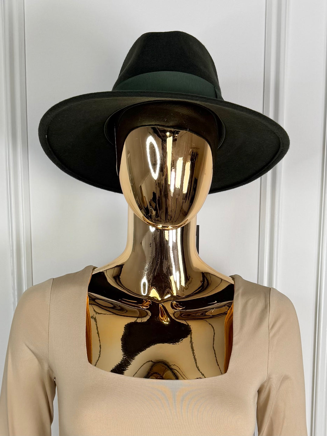 Bow Rim Wool Fedora Hat (5 Colours)