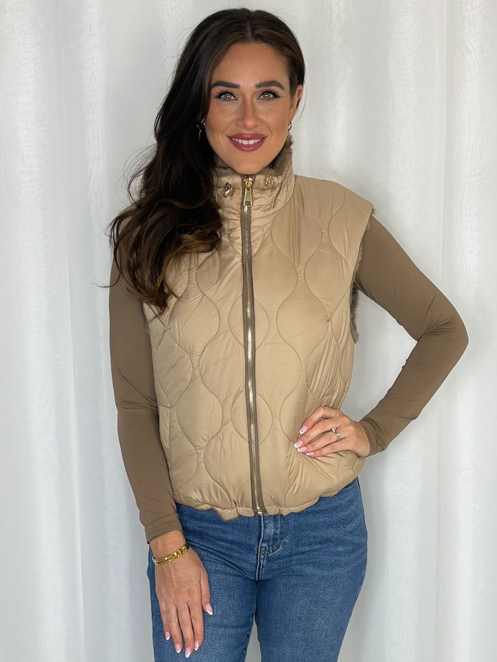 Reversible Quilted Gillet (2 Colours)