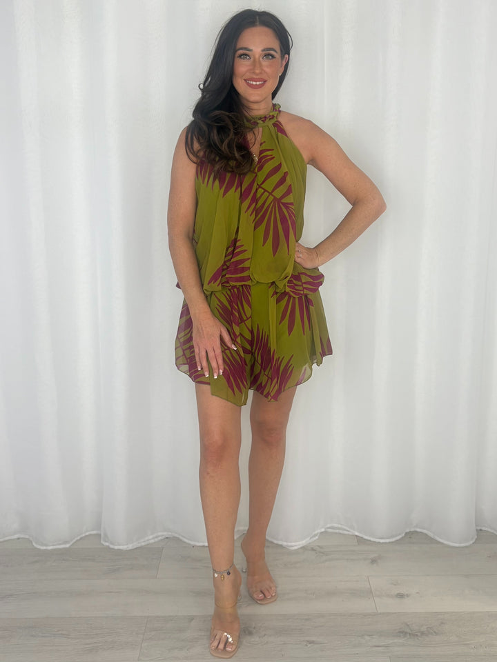 Rope Detailing Racer Neck Playsuit (5 Colours)