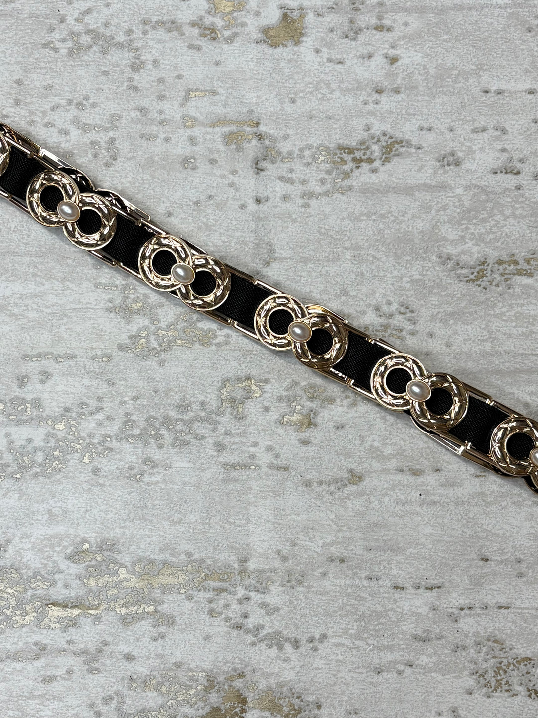 Pearl Circle Interlock Elastic Belt (3 Colours)