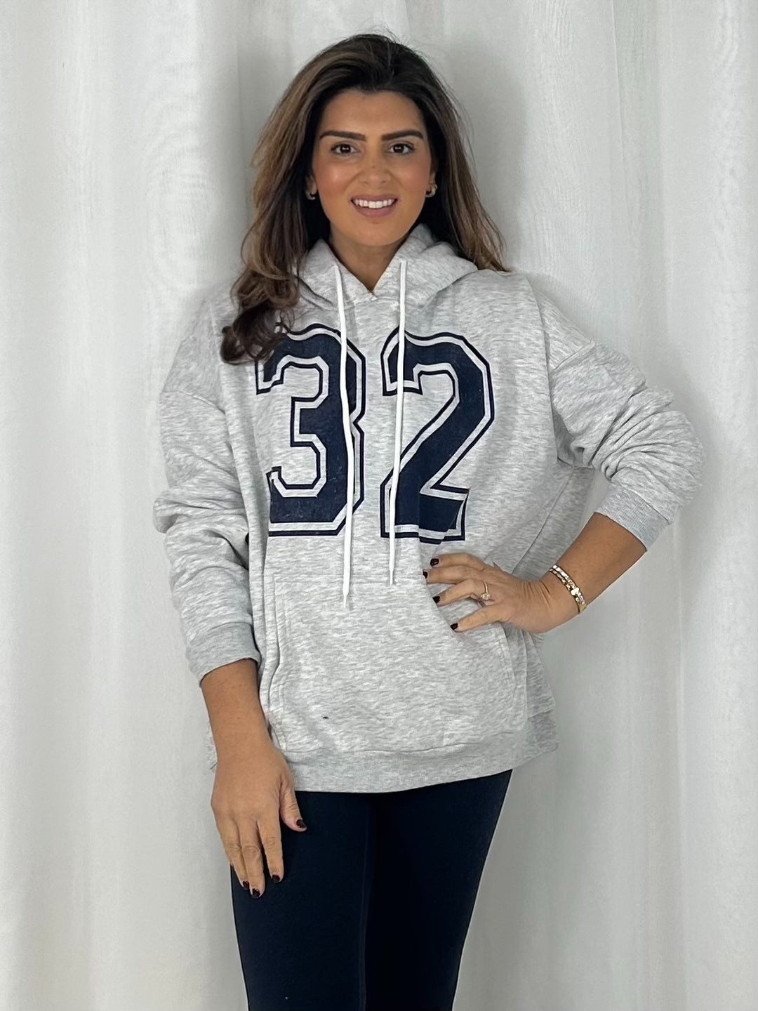 32 Motif Hoodie (2 Colours)