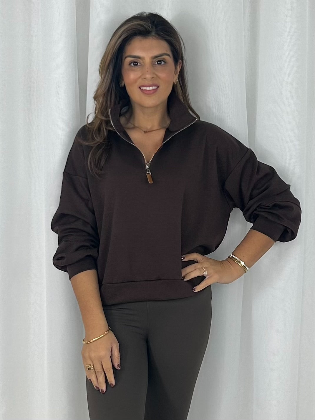 Half Zip Pullover Jumper (3 Colours)