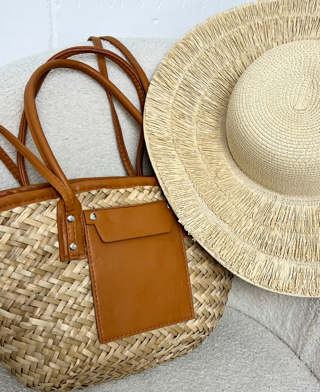 Detail Straw Woven Bag (3 Colours)