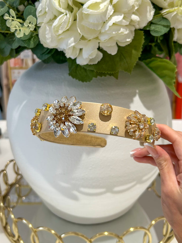 Flower Jewelled Headband