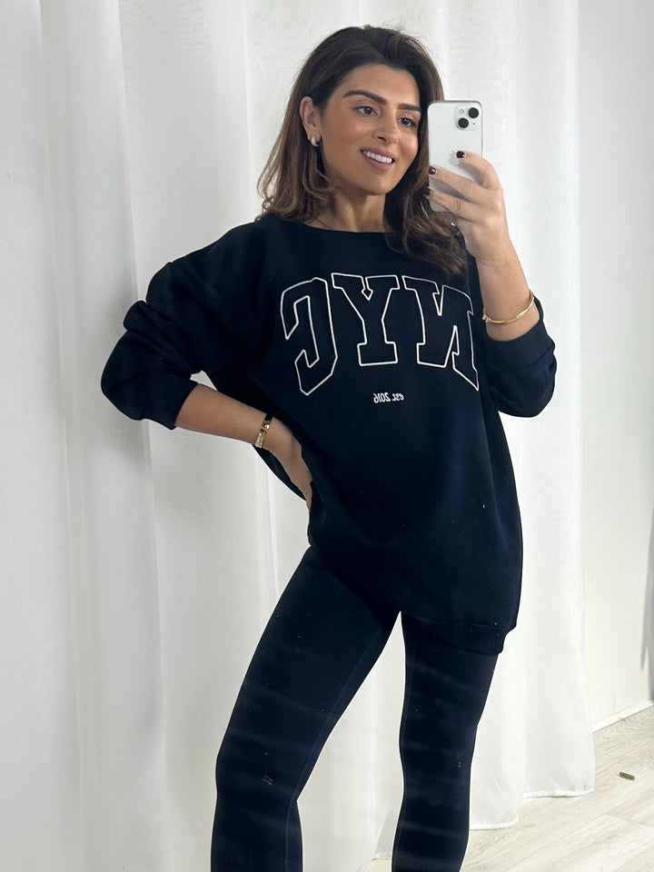 NYC Round Neck Sweatshirt (4 Colours)