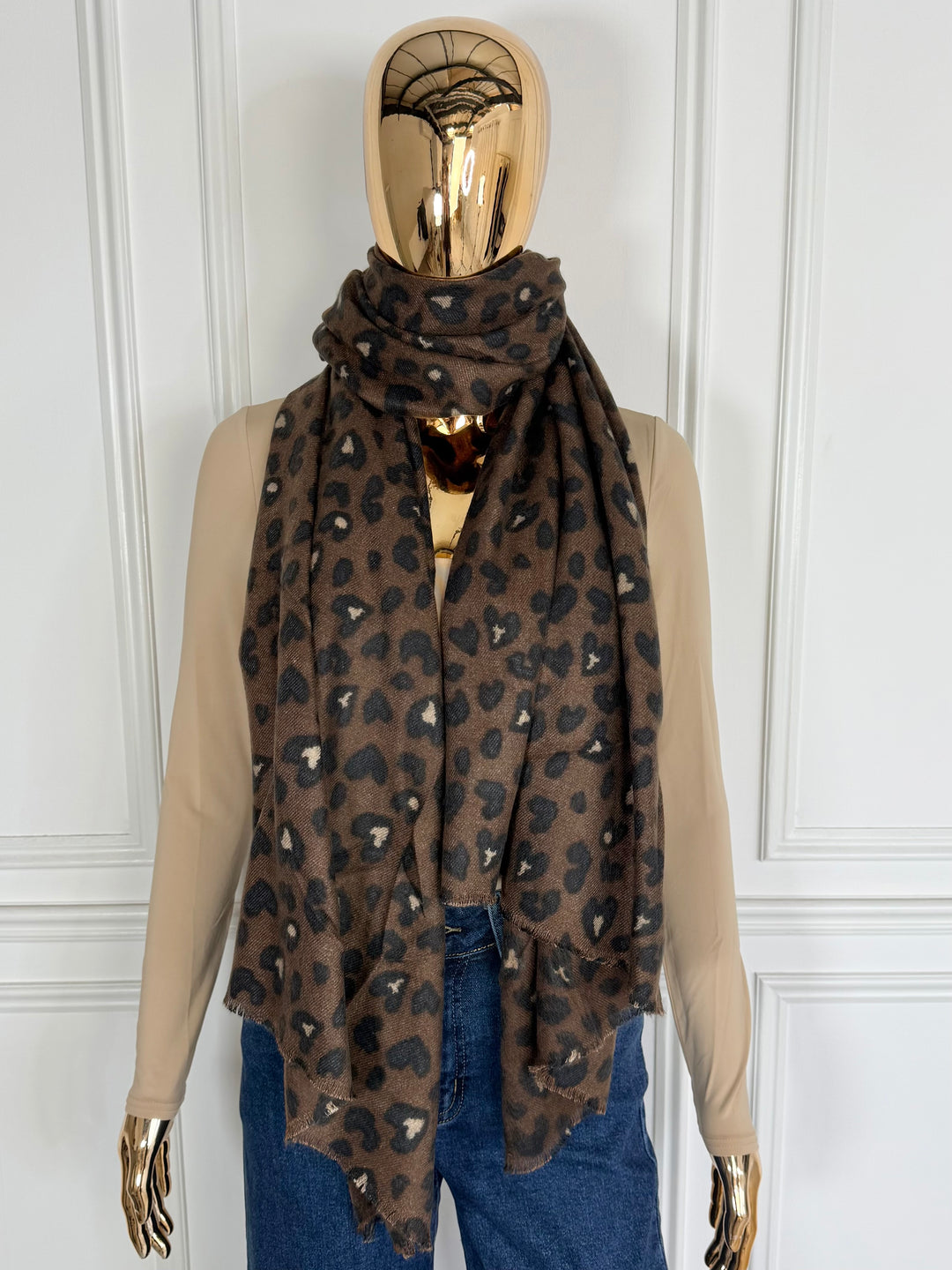 Leopard Print Scarf