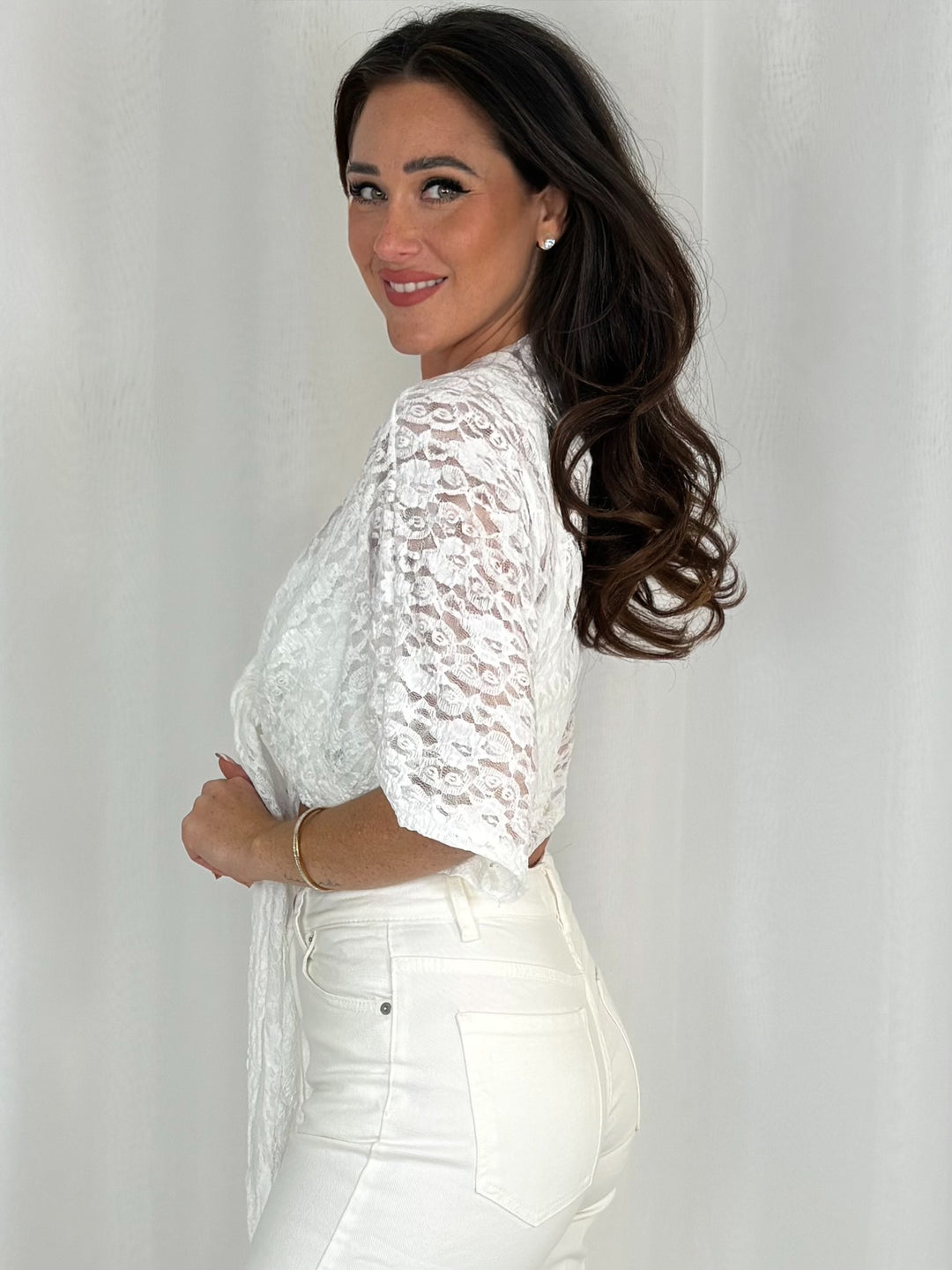 Bolero Lace Tie Front (5 Colours)