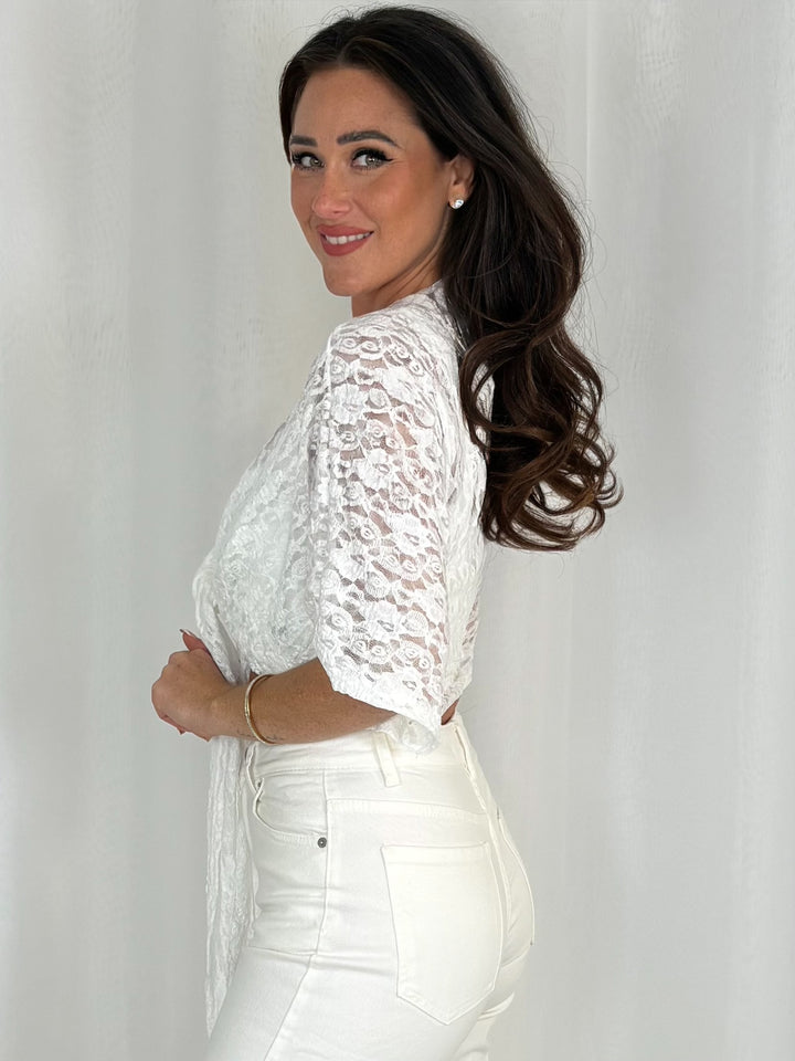 Bolero Lace Tie Front (5 Colours)