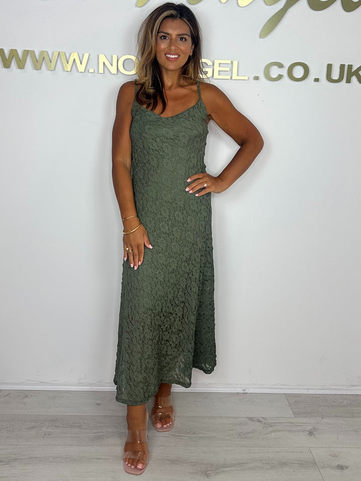 Strappy Lace Lined Maxi Dress (4 Colours)