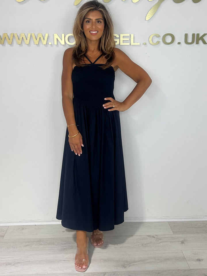Elasticated Top Puff Skirt Maxi Dress (5 Colours)
