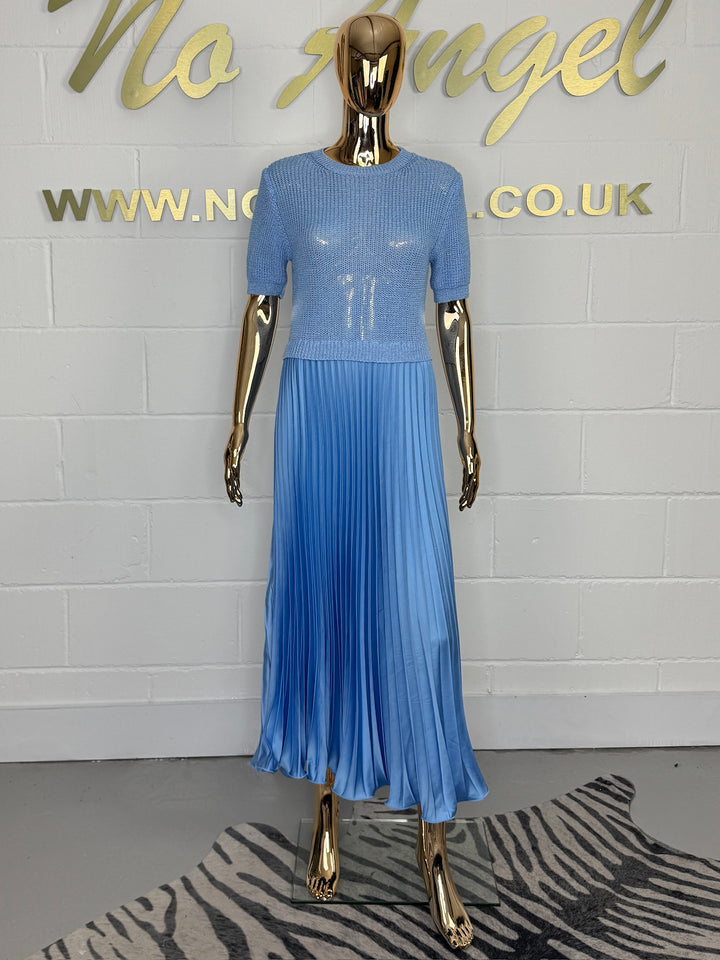 Short Sleeve Pleated Jumper Dress (3 Colours)
