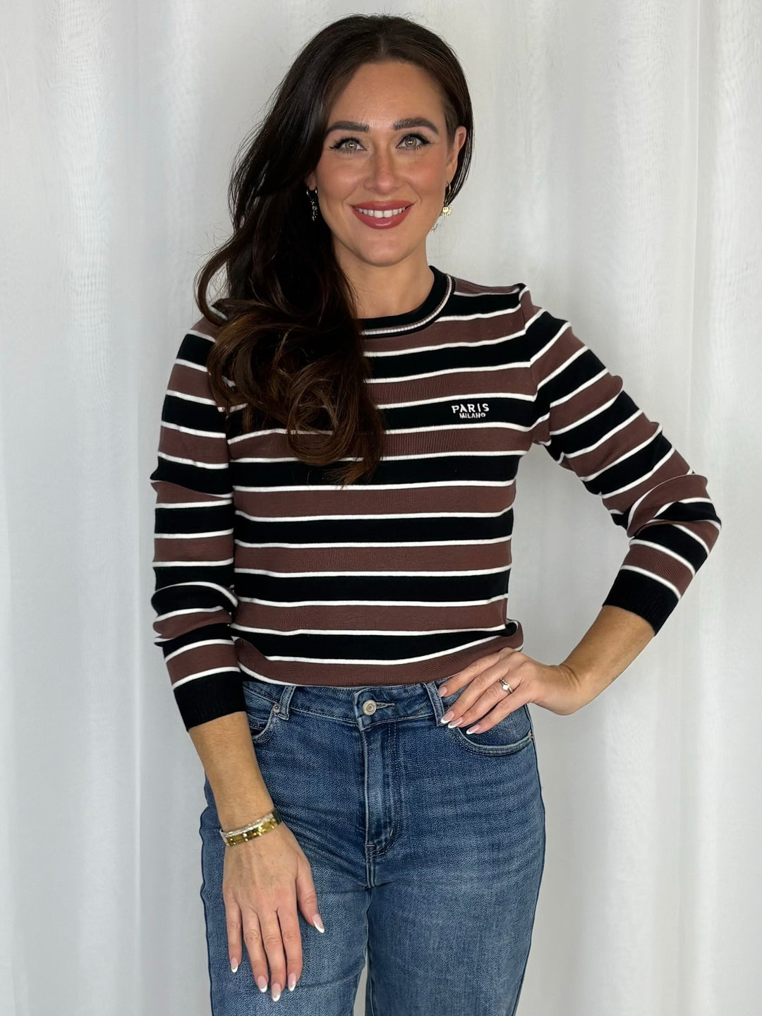 Long Sleeve Round Neck Top