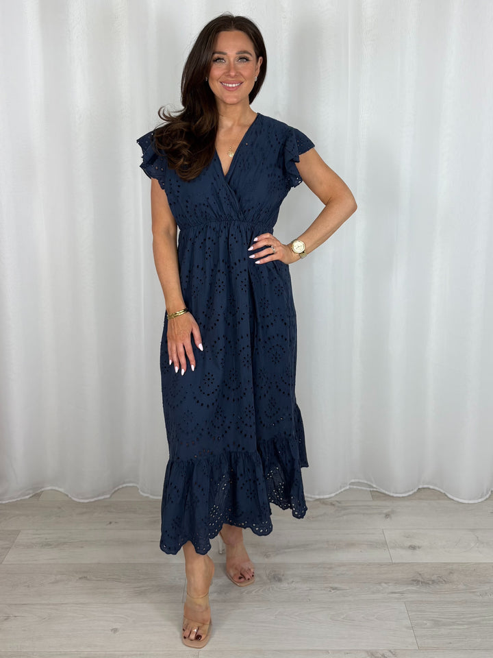 Embroidery Anglaise Dress (5 Colours)