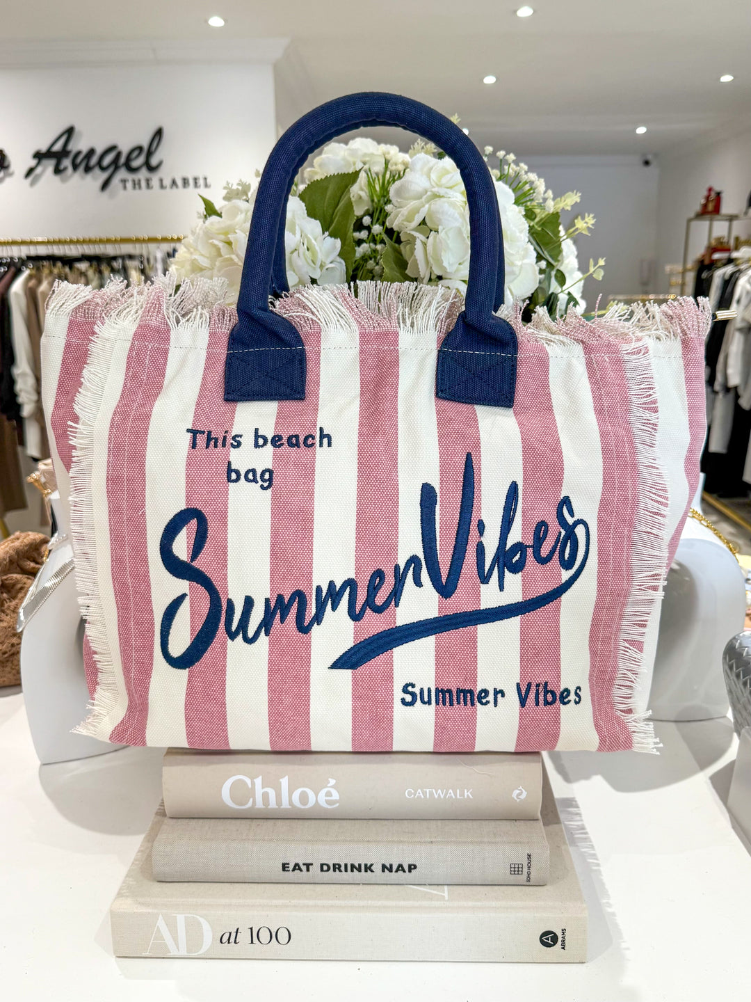 Summer Vibes Striped Large Bag (4 Colours)