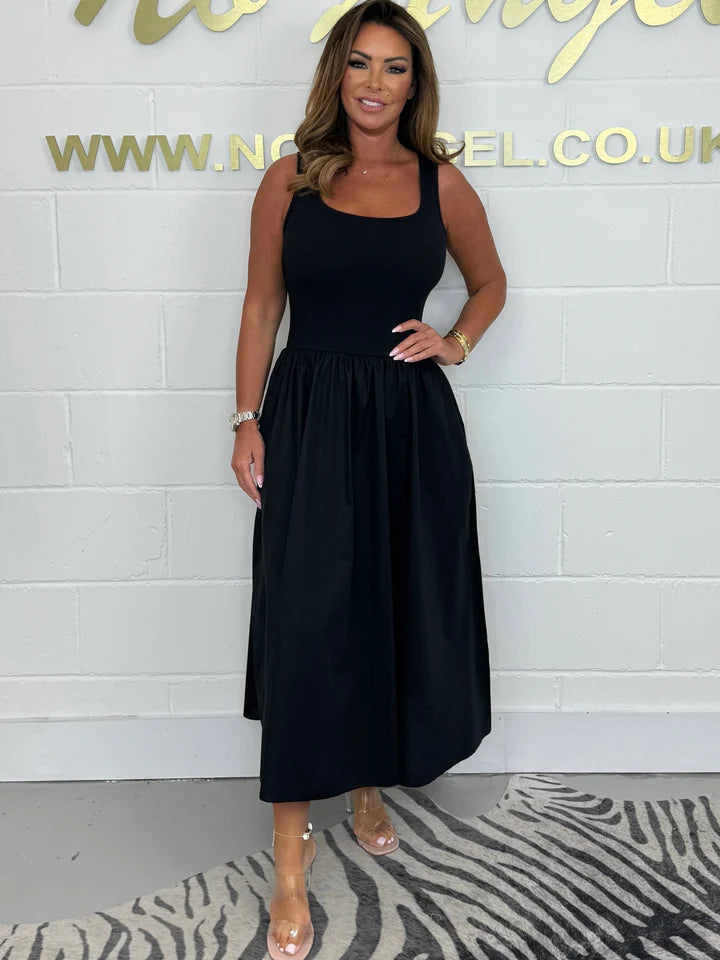 Flared T-Shirt Midi Dress (6 Colours)