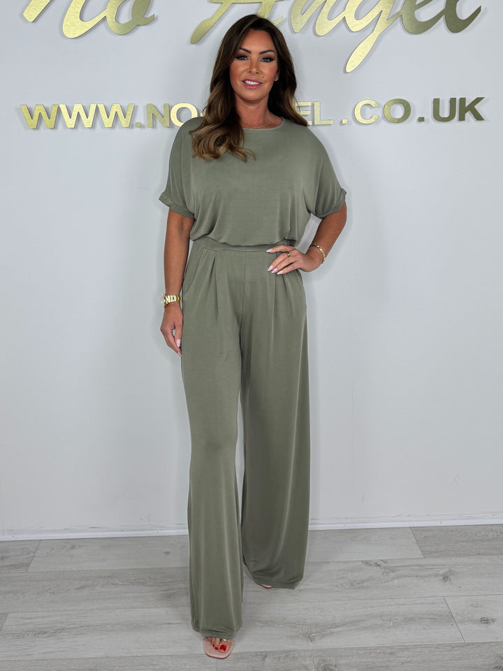 Luxury Round Neck Trouser Co-ord (4 Colours)
