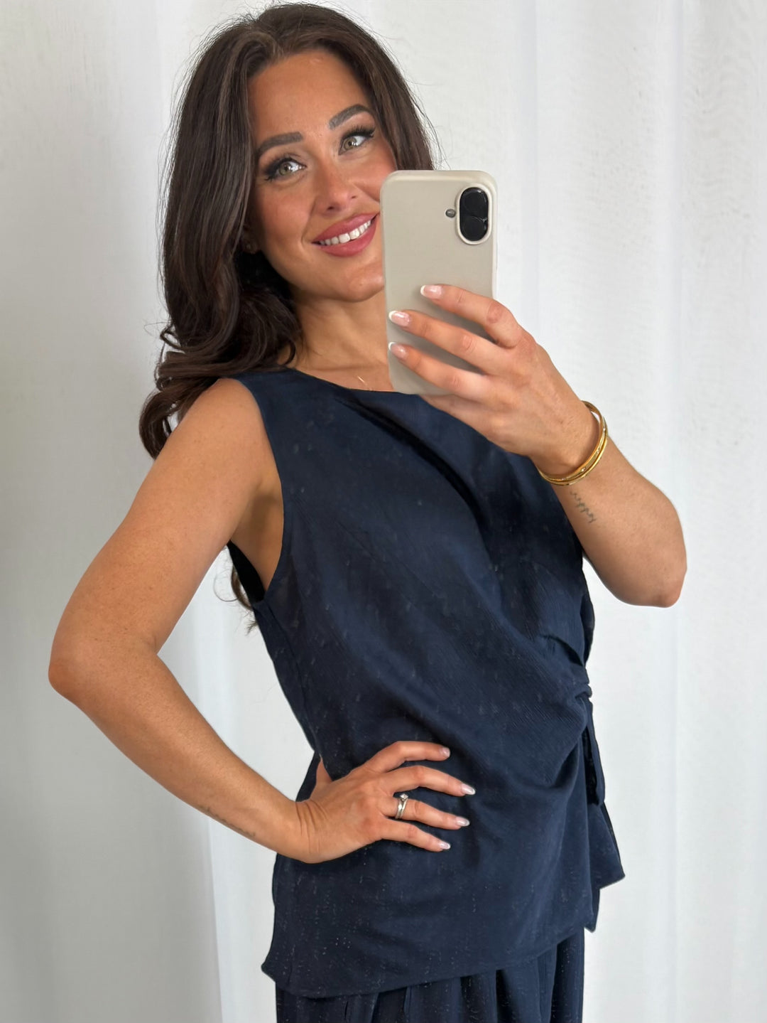 Harem Trouser Tie Side Vest Co-Ord (6 Colours)