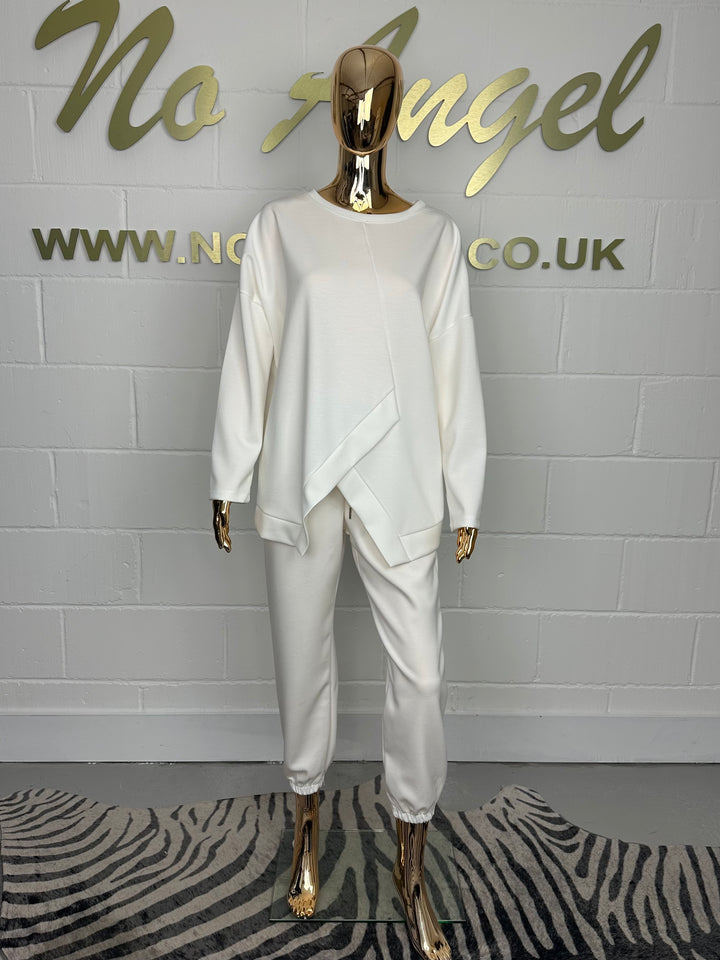 Cross Front Detail Cuffed Tracksuit ( 7 Colour)
