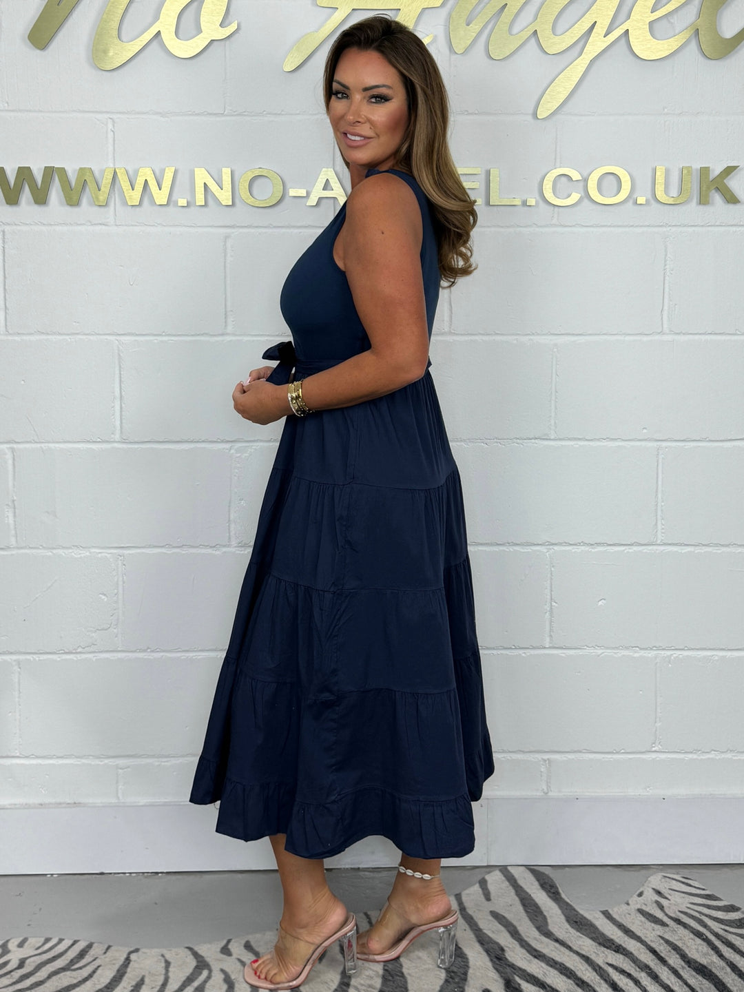 Knot Strap Belted T-Shirt Maxi Dress (4 Colours)