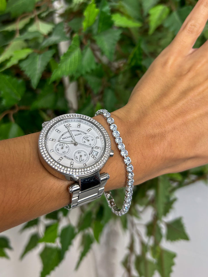 Small Gem Tennis Bracelet (2 Colours)
