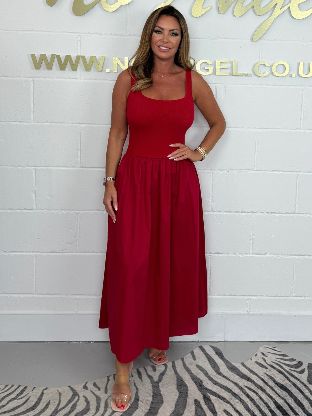 Flared T-Shirt Midi Dress (6 Colours)
