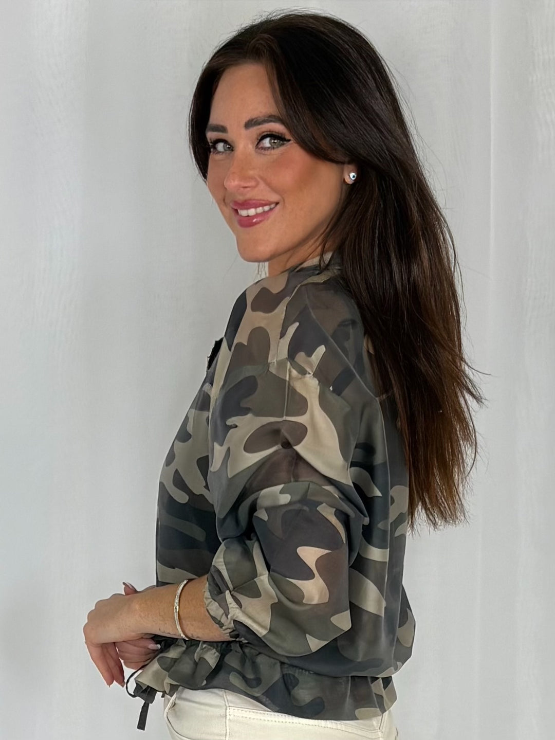 Camouflage Bomber Jacket