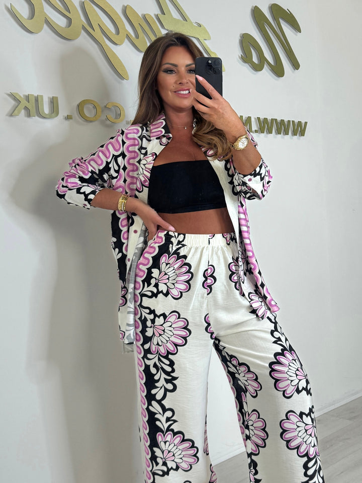 Printed Shirt & Trouser Co-ord (2 Colours)