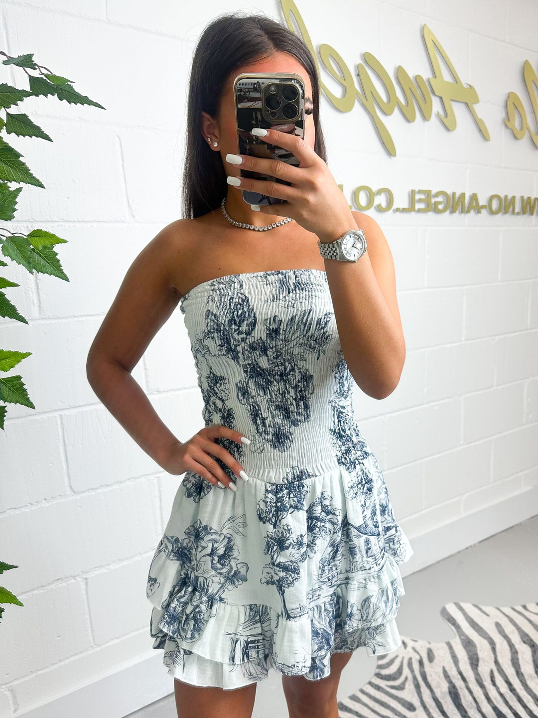 Cheesecloth Printed Ruffle Bottom Playsuit (4 Colours)