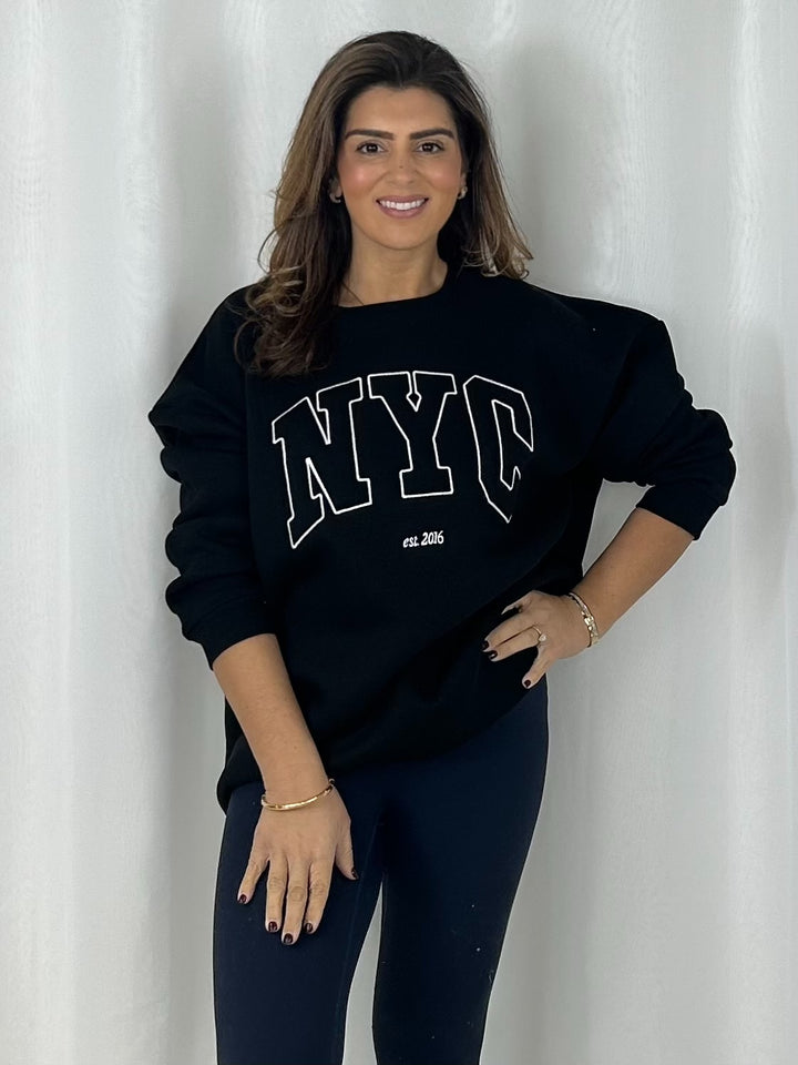 NYC Round Neck Sweatshirt (4 Colours)
