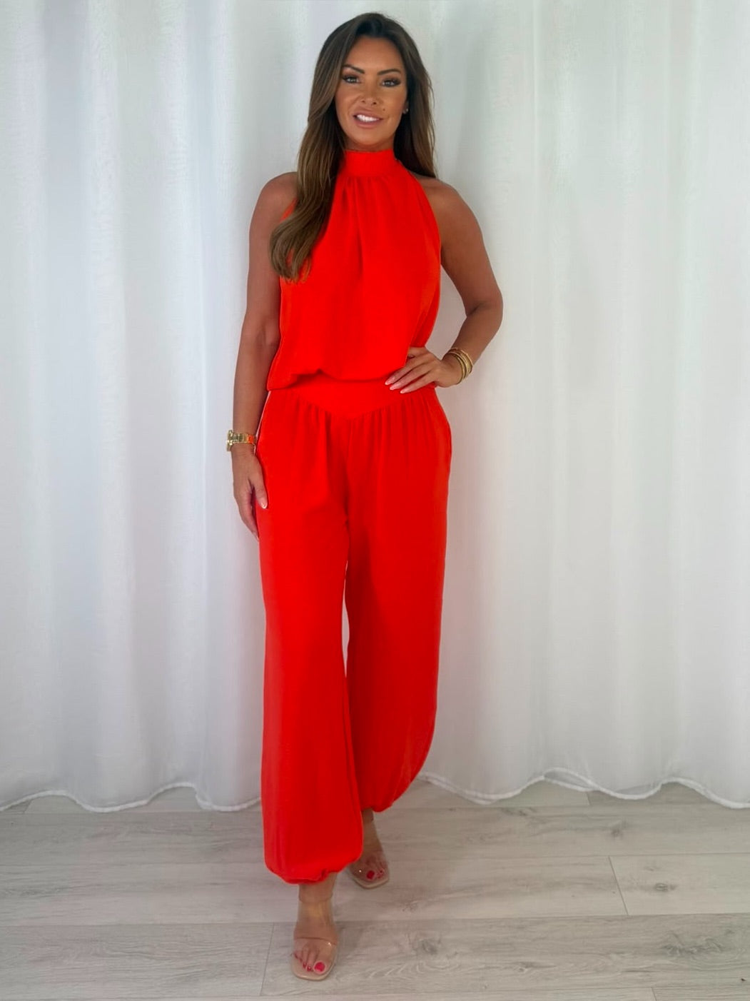 Halter Neck Trouser Co-Ord (4 Colours)