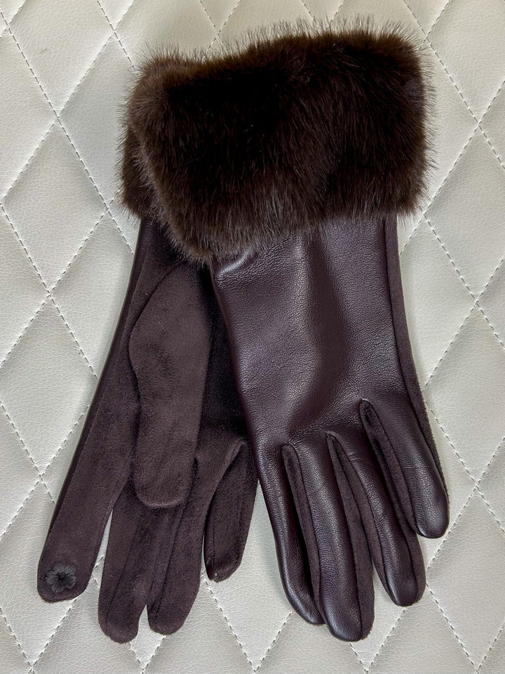 Faux Fur Cuff Gloves (3 Colours)