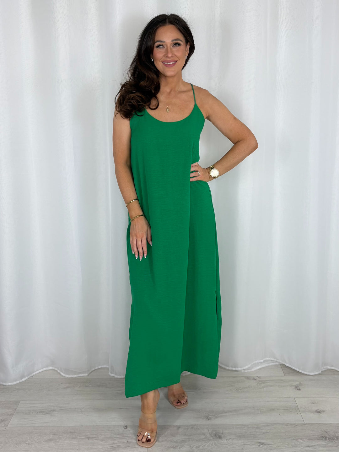 Spaghetti Strap Maxi Dress (8 Colours)