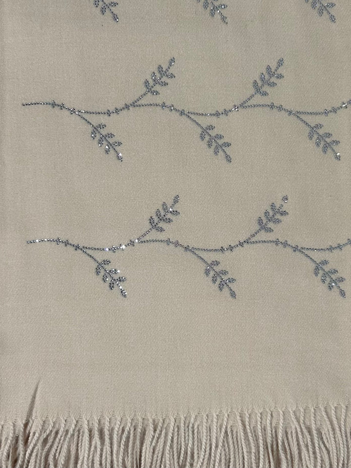 Diamante Vine Design Tassel Edge Scarf (3 Colours)