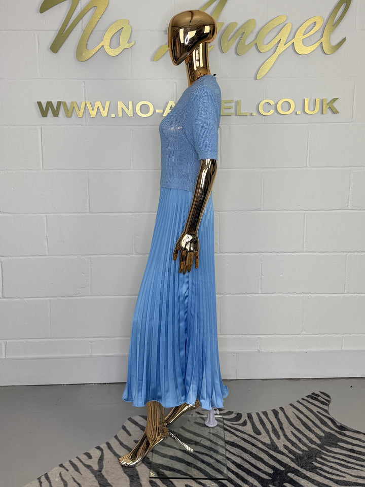 Short Sleeve Pleated Jumper Dress (3 Colours)