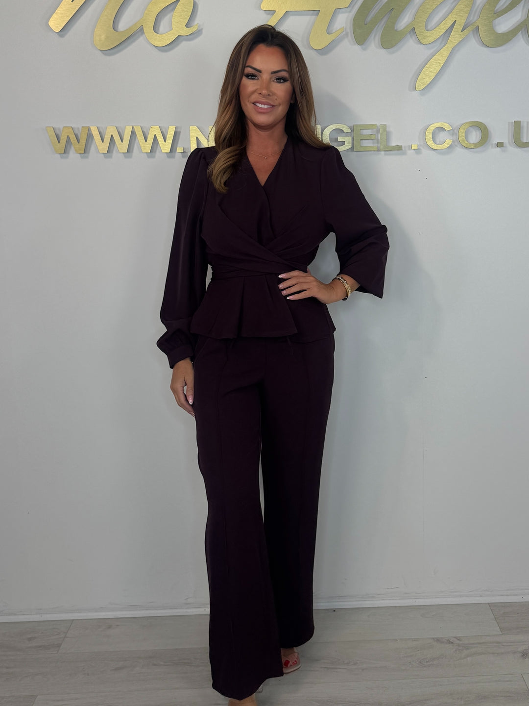 Tie Back Long Sleeve Trouser Co-Ord (3 Colours)