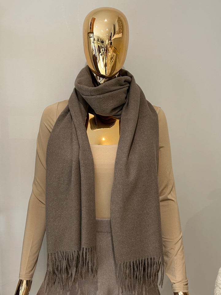 Soft Knit Tassel Edge Scarf (5 Colours)