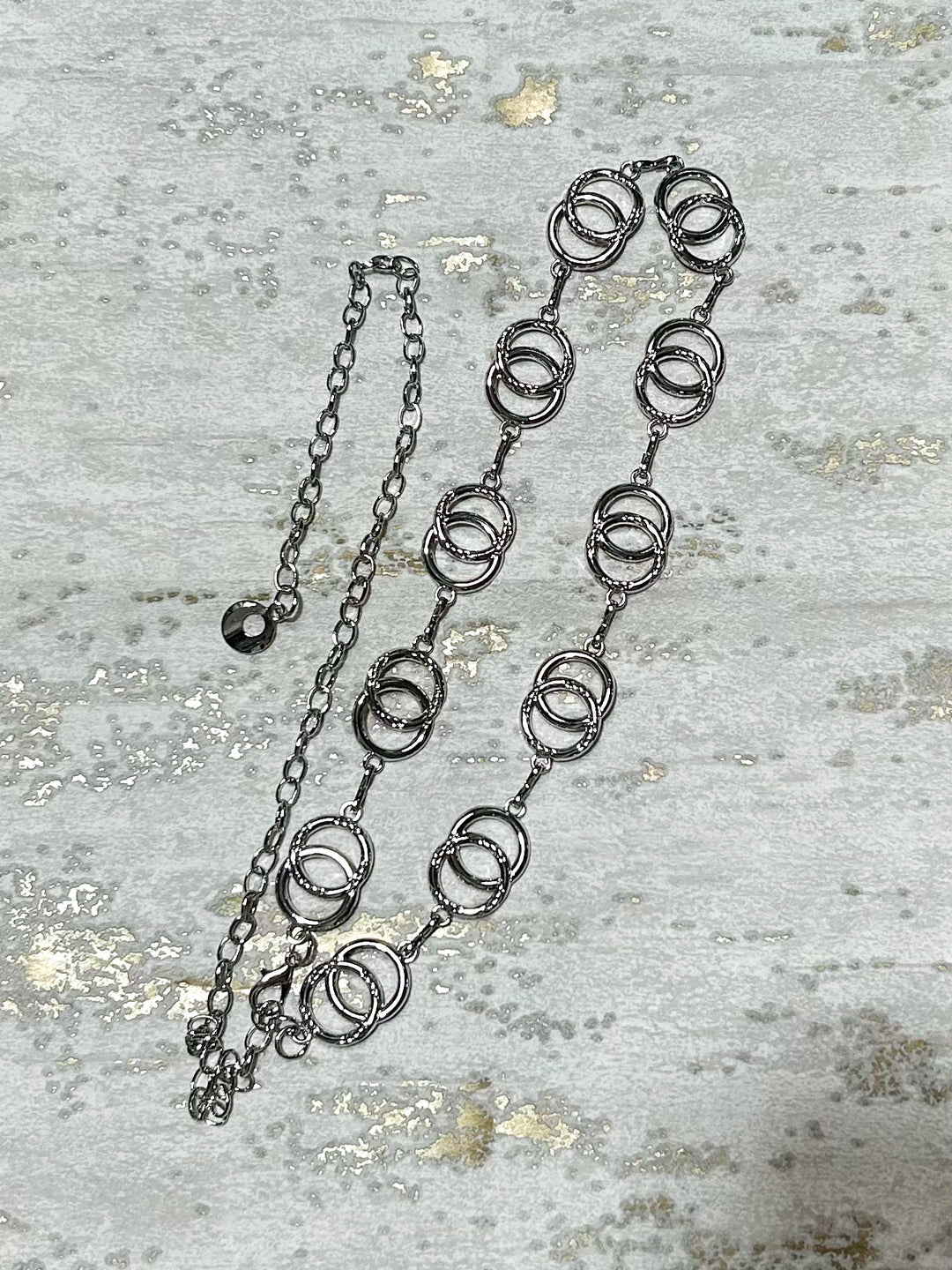 Double Link Ring Chain Belt (2 Colours)