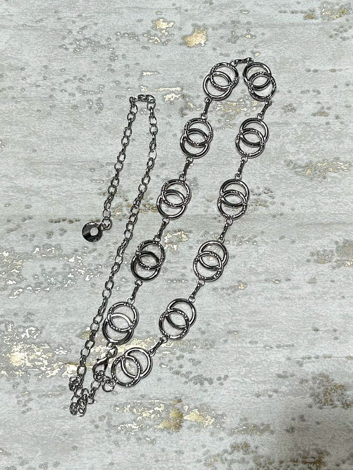 Double Link Ring Chain Belt (2 Colours)