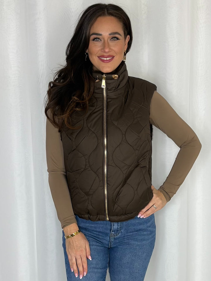 Reversible Quilted Gillet (2 Colours)