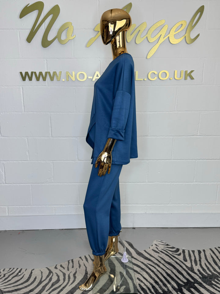 Cross Front Detail Cuffed Tracksuit ( 7 Colour)