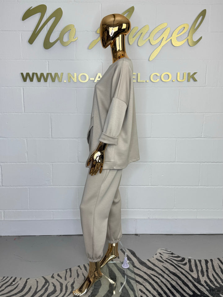 Cross Front Detail Cuffed Tracksuit ( 7 Colour)