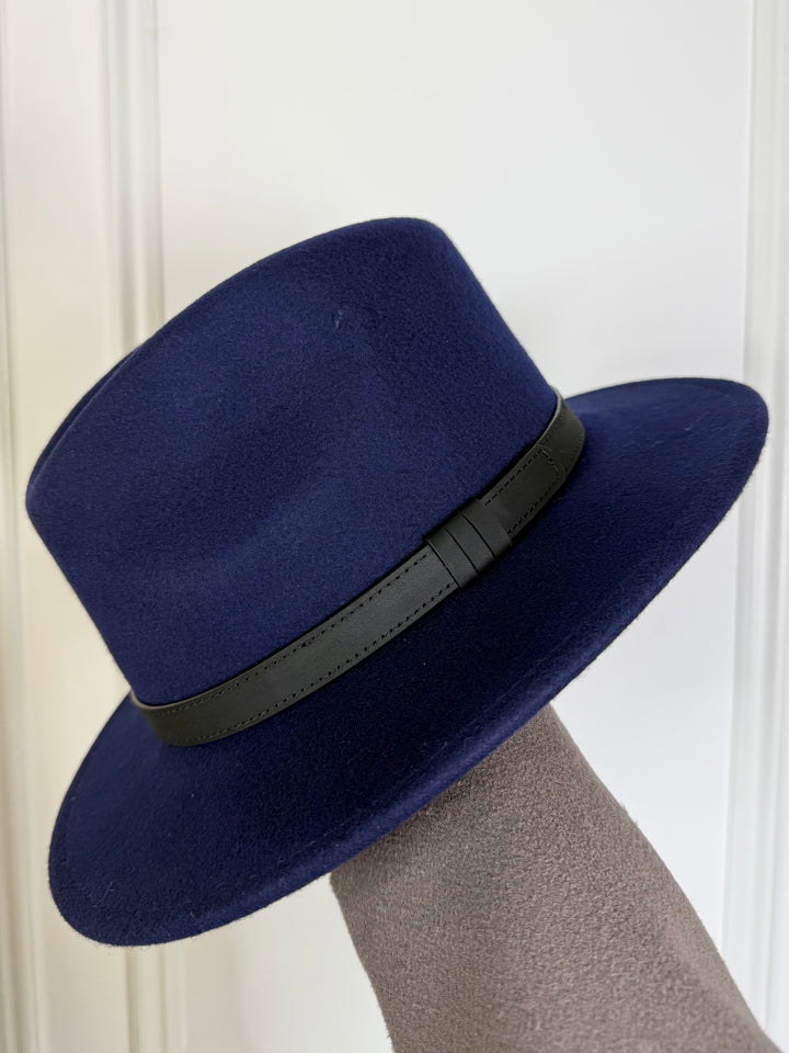 Thin Leather Strap Fedora Hat (7 Colours)