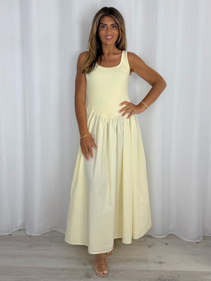 Sleeveless Scoop Neckline Maxi Dress (6 Colours)