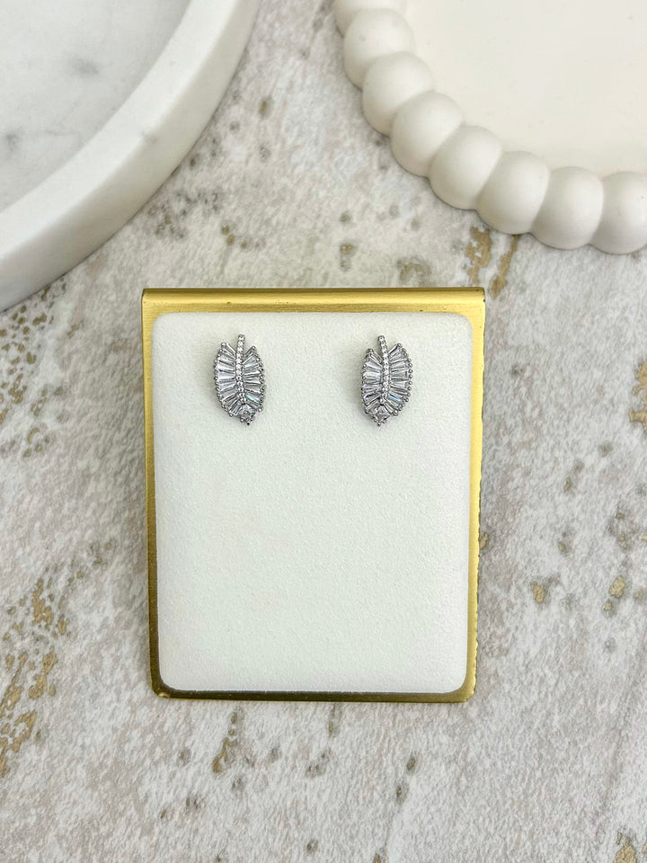 Leaf Diamond Earrings (2 Colours)