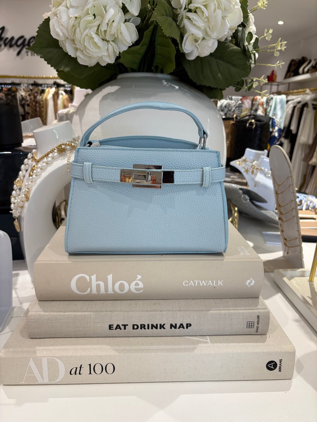Faux Leather Structured Mini Handbag (5 Colours)
